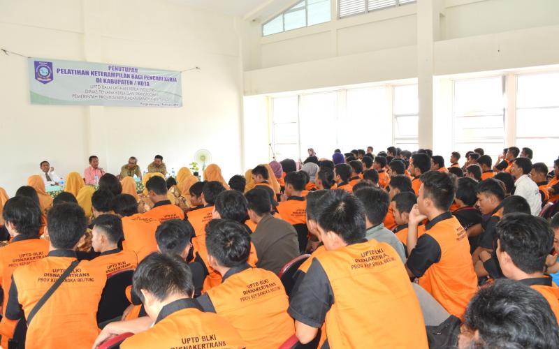 Penutupan Trainning Bagi Pencari Kerja Angkatan Pertama, 8 Jurusan 