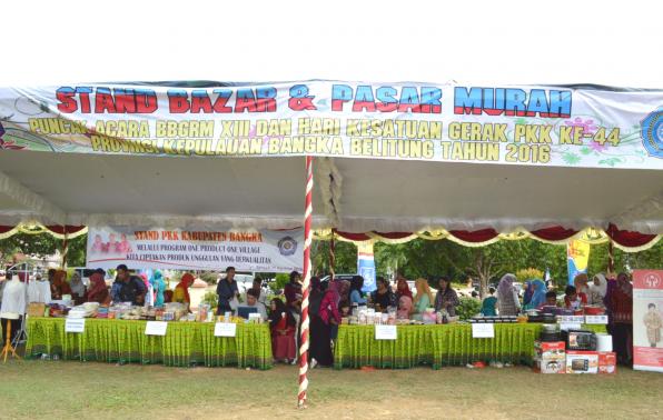 Bazar Disela-Sela Perayaan BBGRM dan HKGPKK Sebagai Promosi Produk Daerah