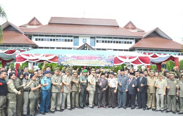 HUT Pol PP dan Hut Satlinmas